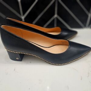 Coach Willa Leather Pumps in Black